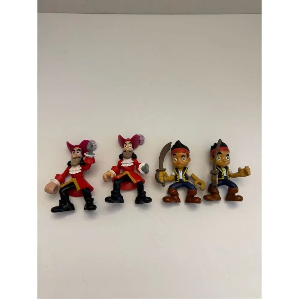 Disney Jake & the Neverland Pirates Captain Hooks Battle Boat + 4 Figures Mattel - Picture 3 of 9